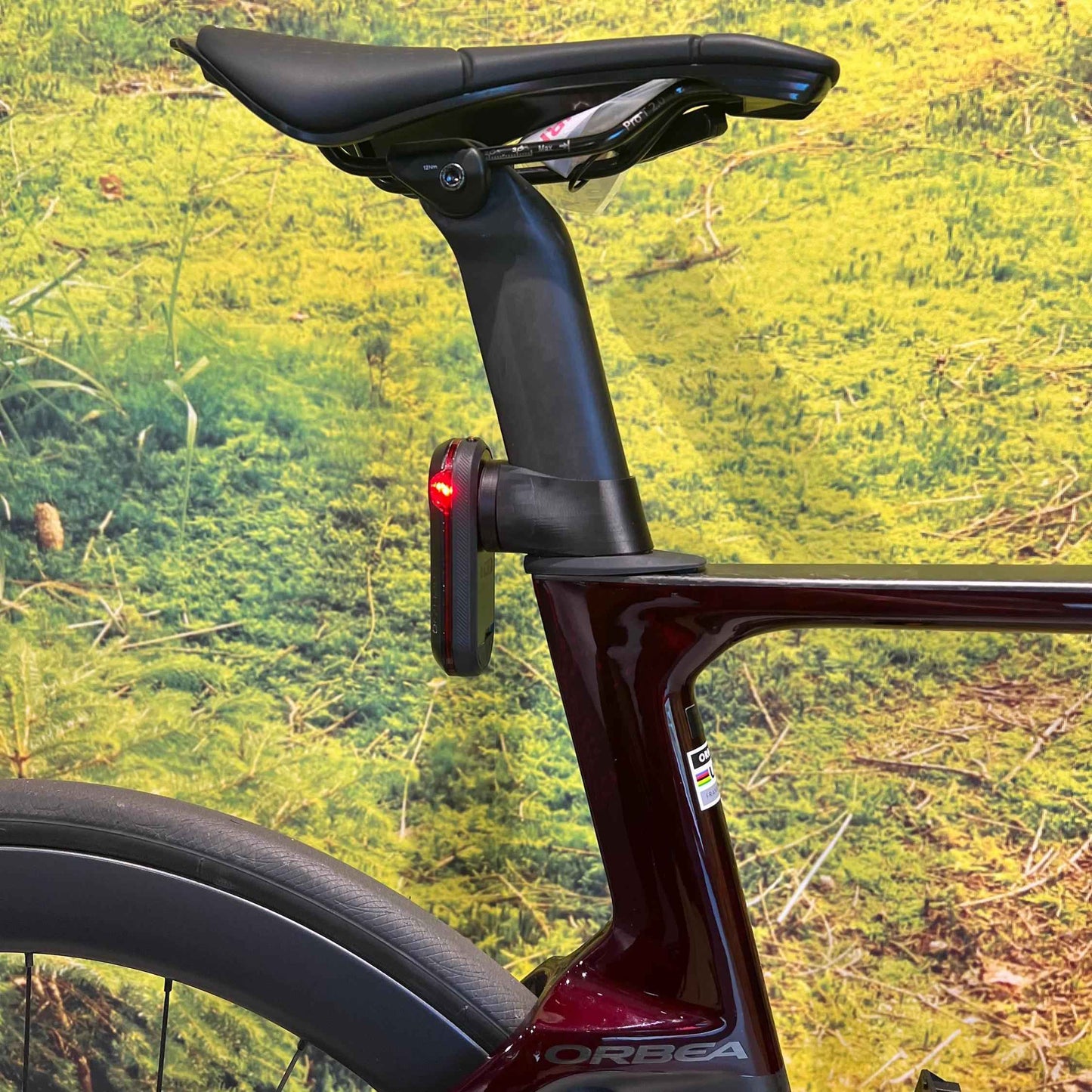 Orbea Orca Aero - Garmin Varia | Bryton Gardia | Magene L508 | Wahoo Trackr Radar Halter / Mount