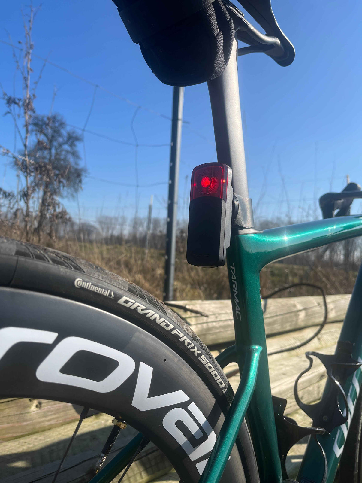 Specialized Tarmac SL8 - Garmin Varia | Bryton Gardia | Magene L508 | Wahoo Trackr Radar Halter / Mount